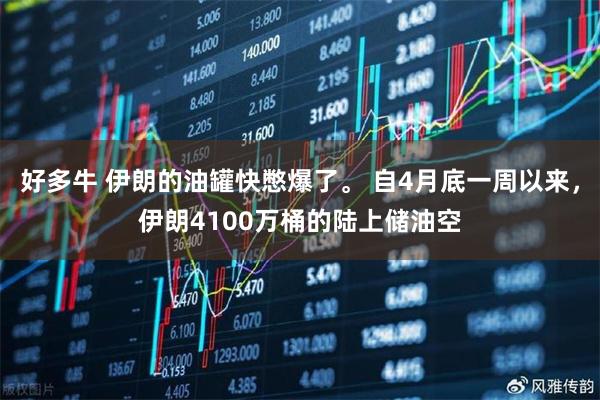 好多牛 伊朗的油罐快憋爆了。 自4月底一周以来，伊朗4100万桶的陆上储油空